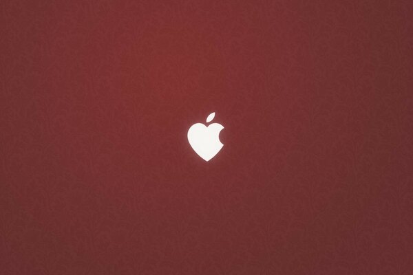 Coeur de pomme et amour pour Apple