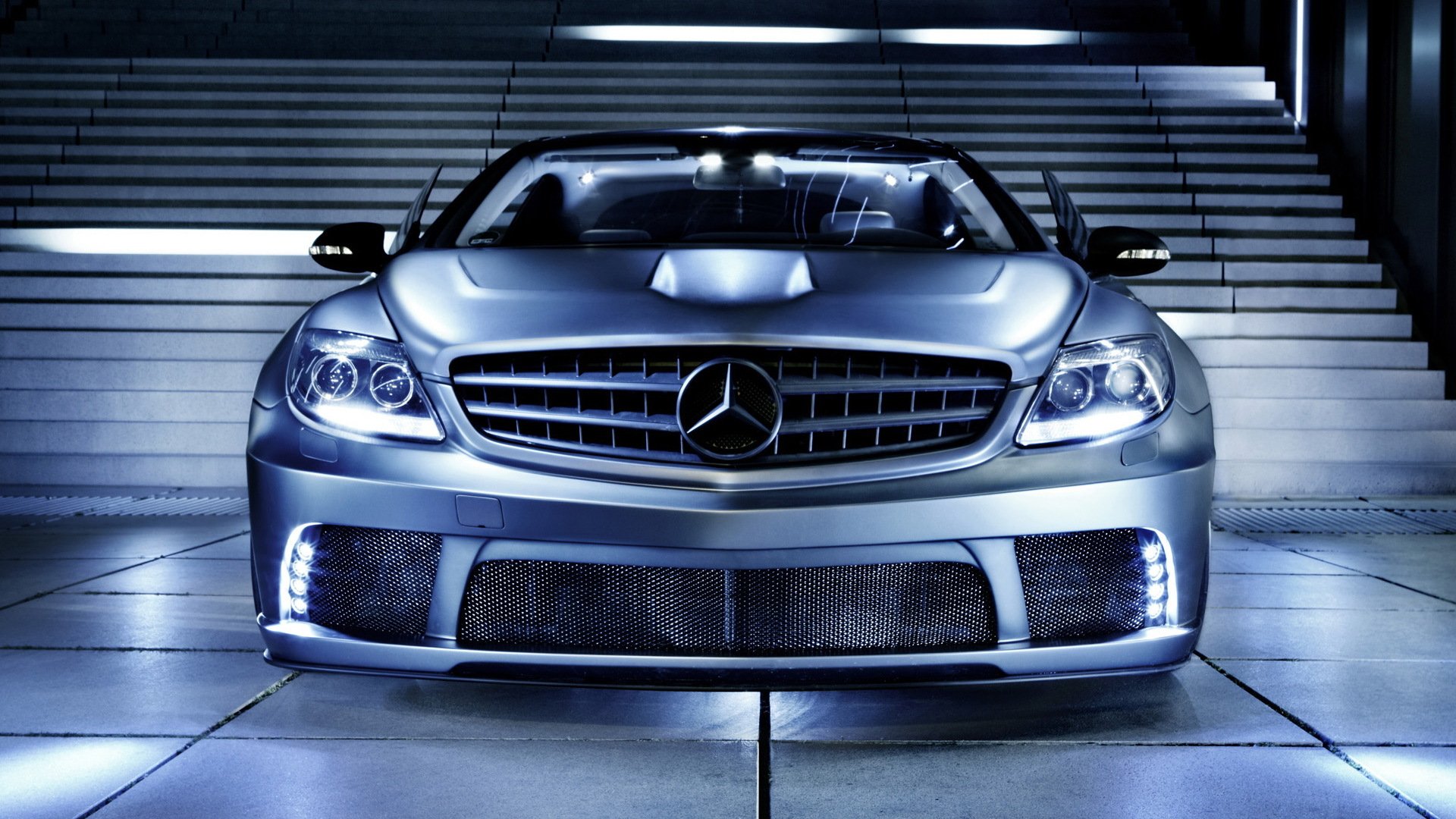 mercedes - benz cl63 amg tuning mercedes frente pasos