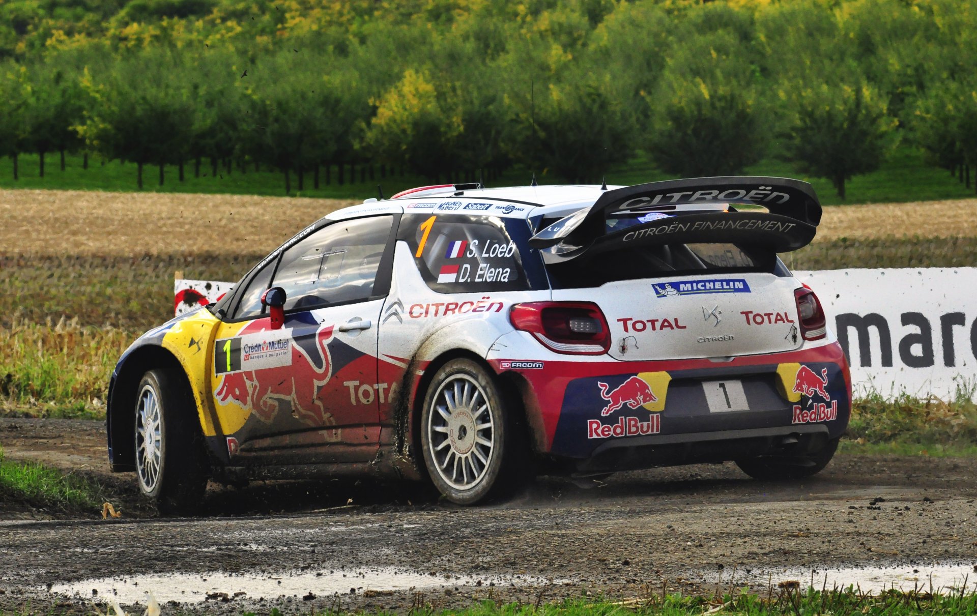 citroen ds3 wrc rallye auto auto rennen sport citroen schmutz red bull