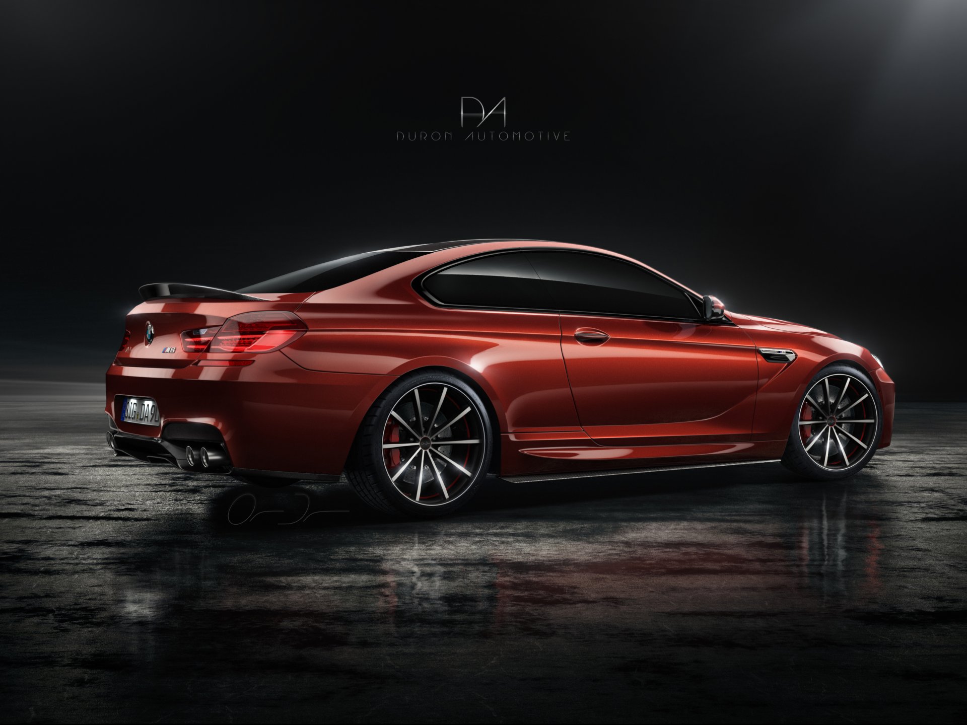 bmw m6 tuning bmw coupe car styling automobile duron rosso