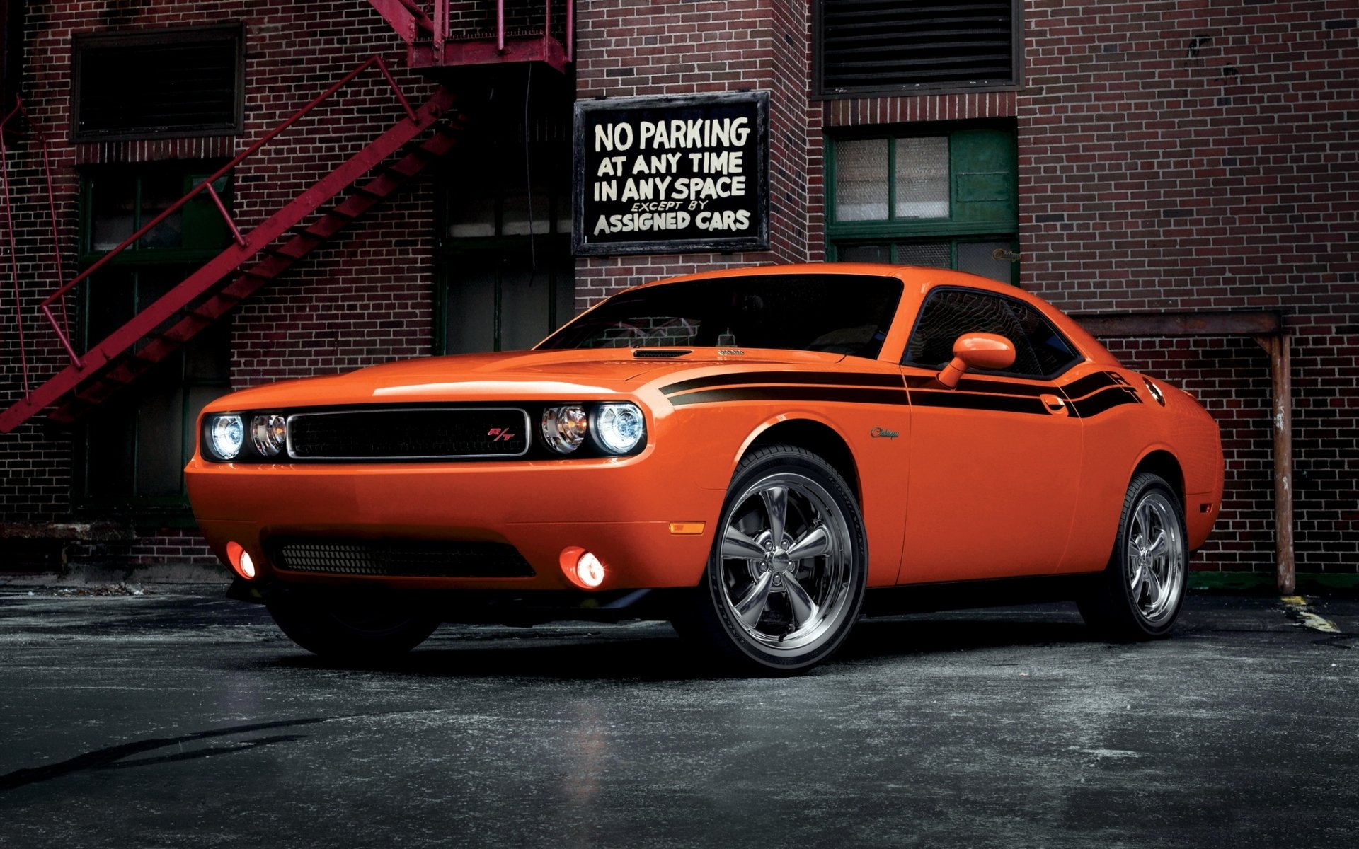 esquivar challenger r / t clásico dodge challenger coche del músculo muscle car delantero