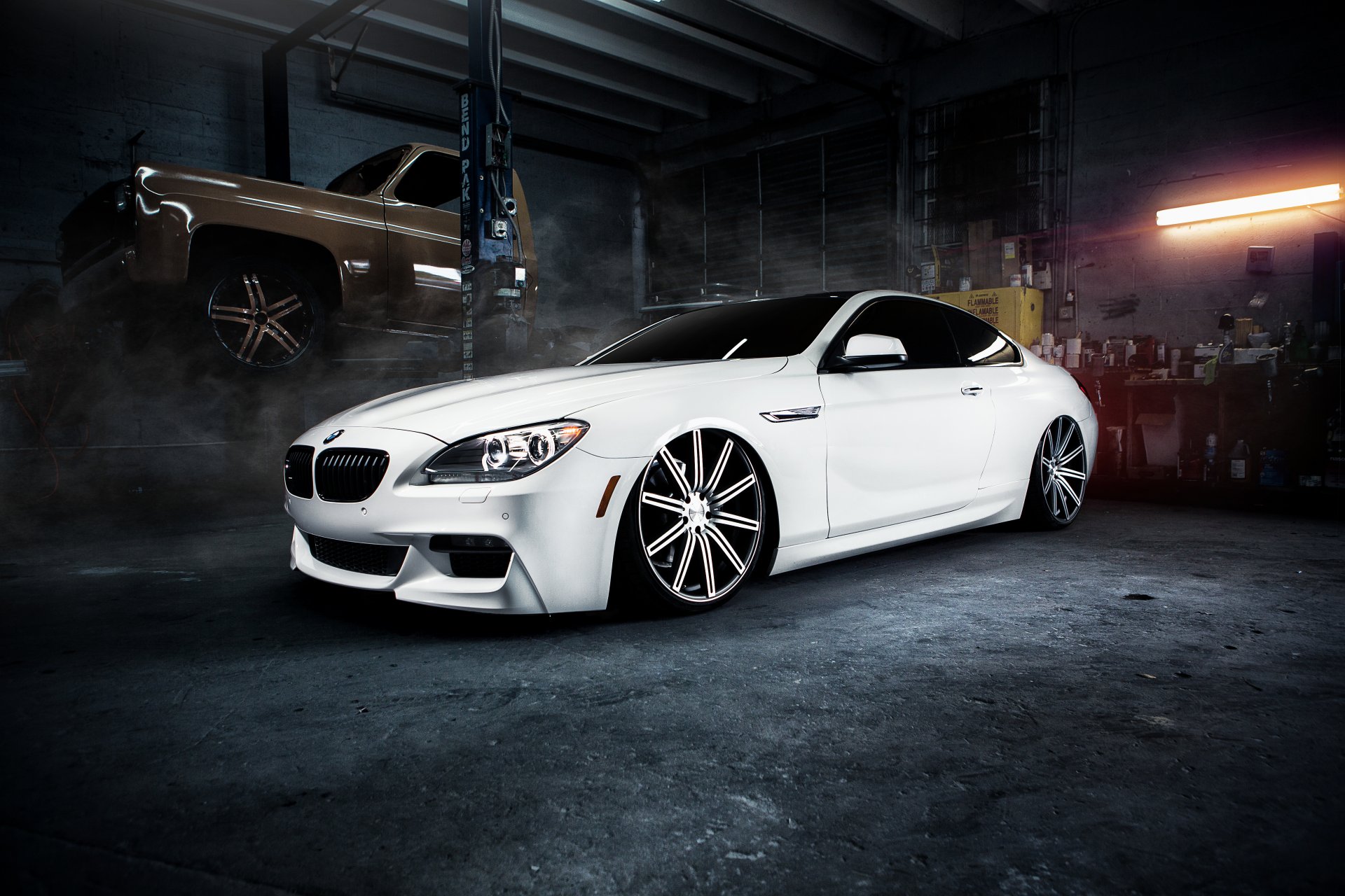 bmw m6 белый бмв м6 белая гараж