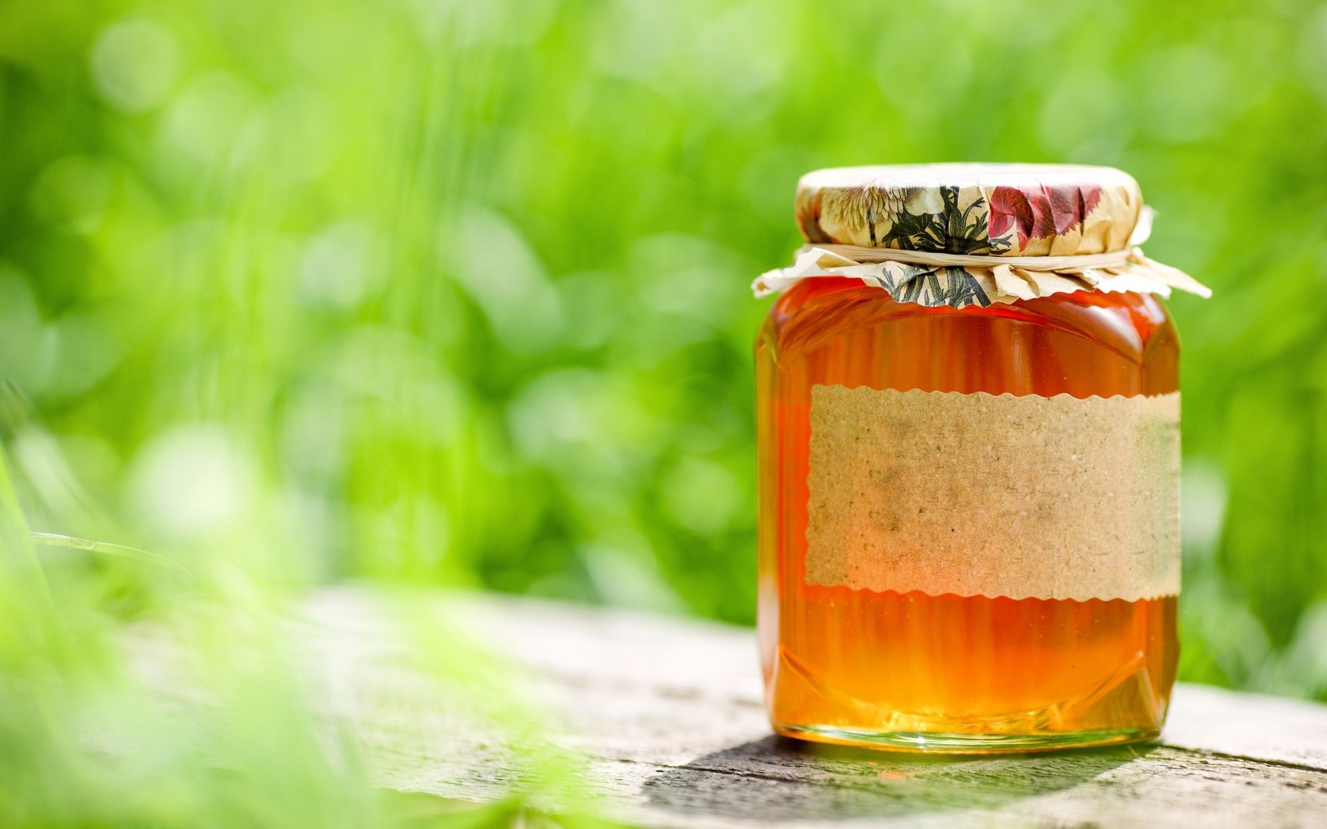 bokeh table jar honey