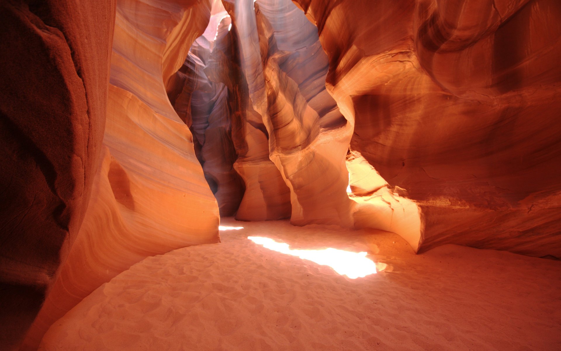 nature grottes lumière grotte sable canyons rayons