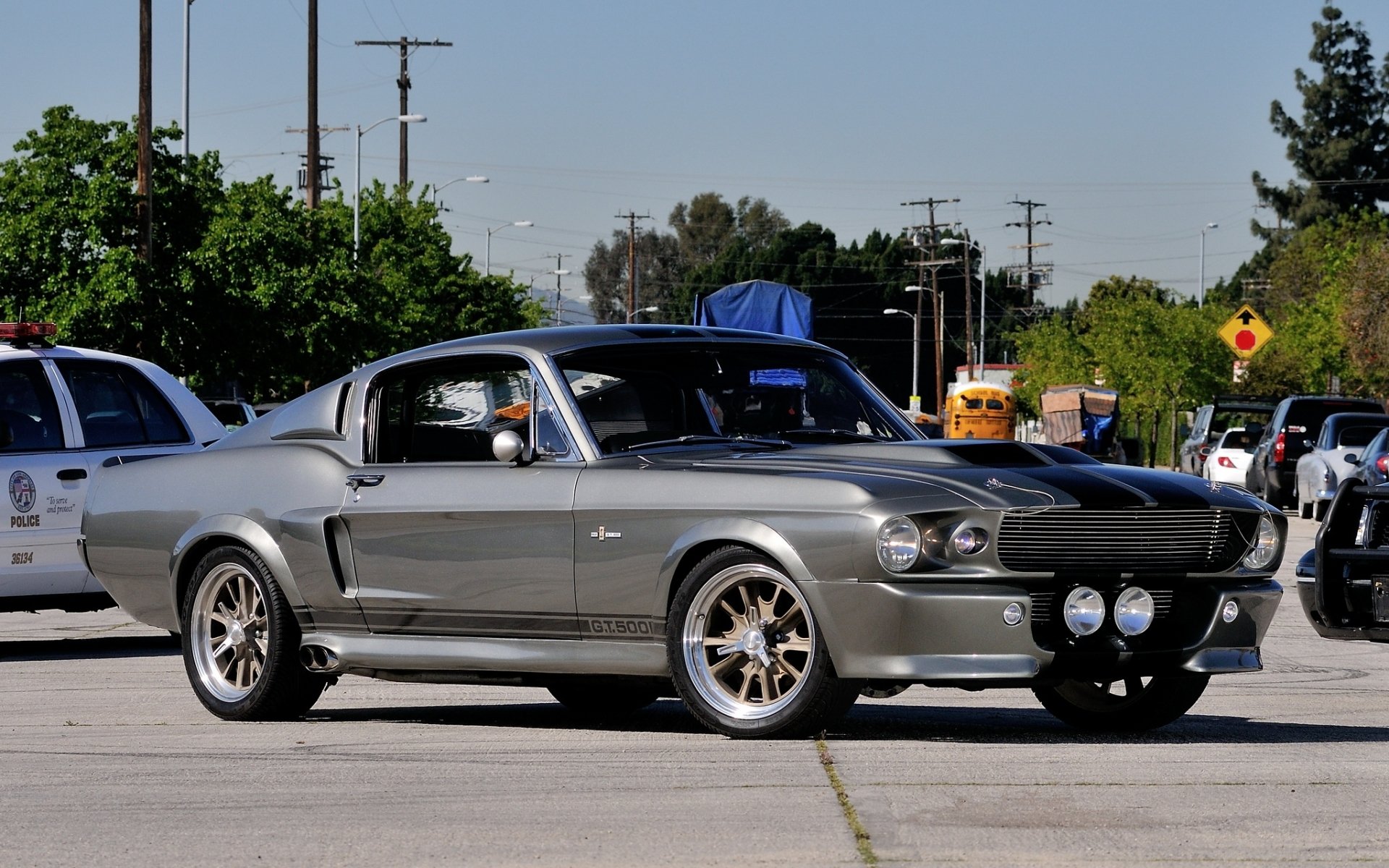 ford mustang gt500 eleanor eleanor coche del músculo coche del músculo frente fondo