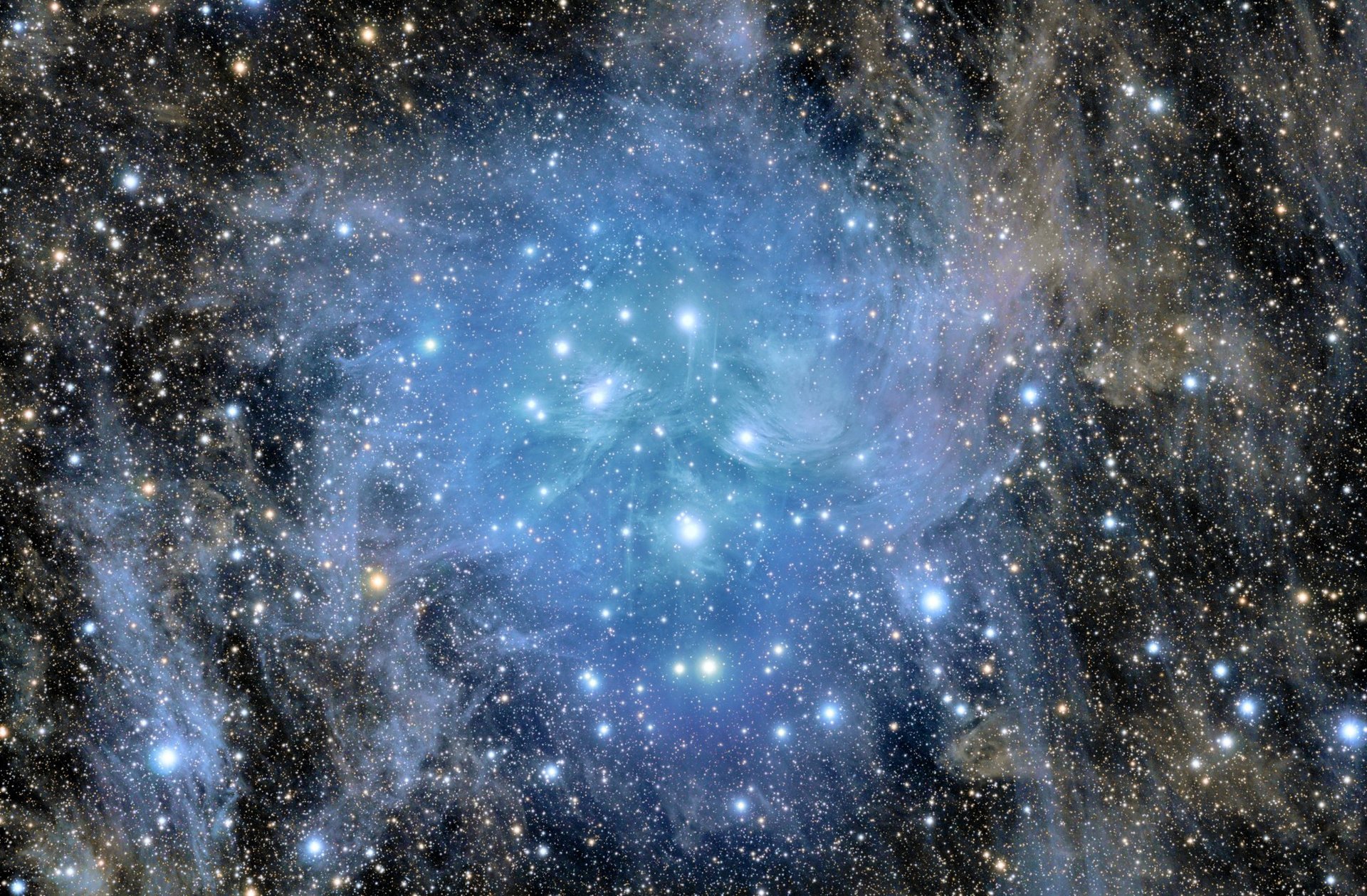 the pleiades m45 accumulation