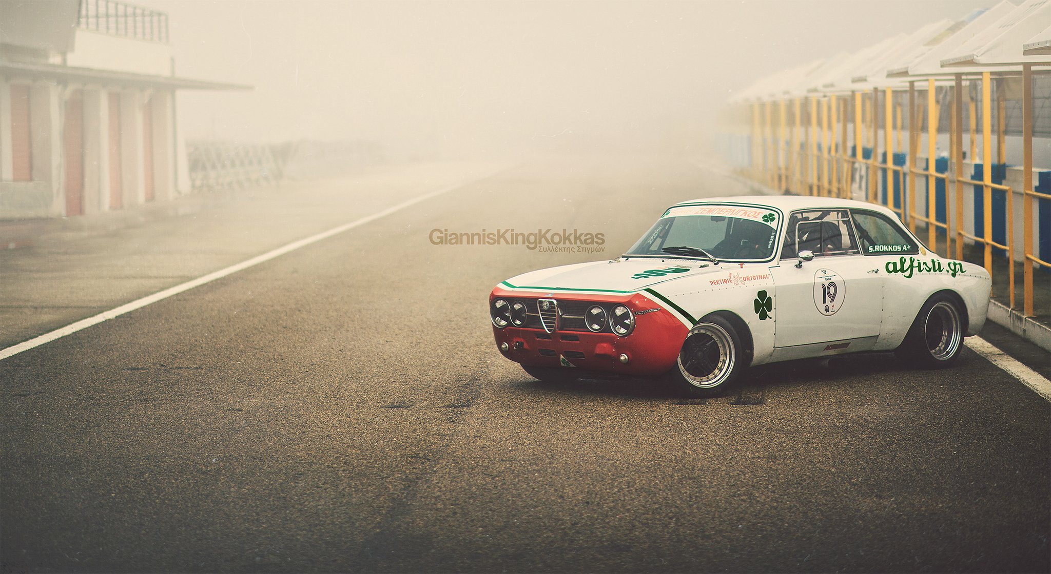 alfa romeo giulia 1750 gtam oldschool par yannis le roi kokka