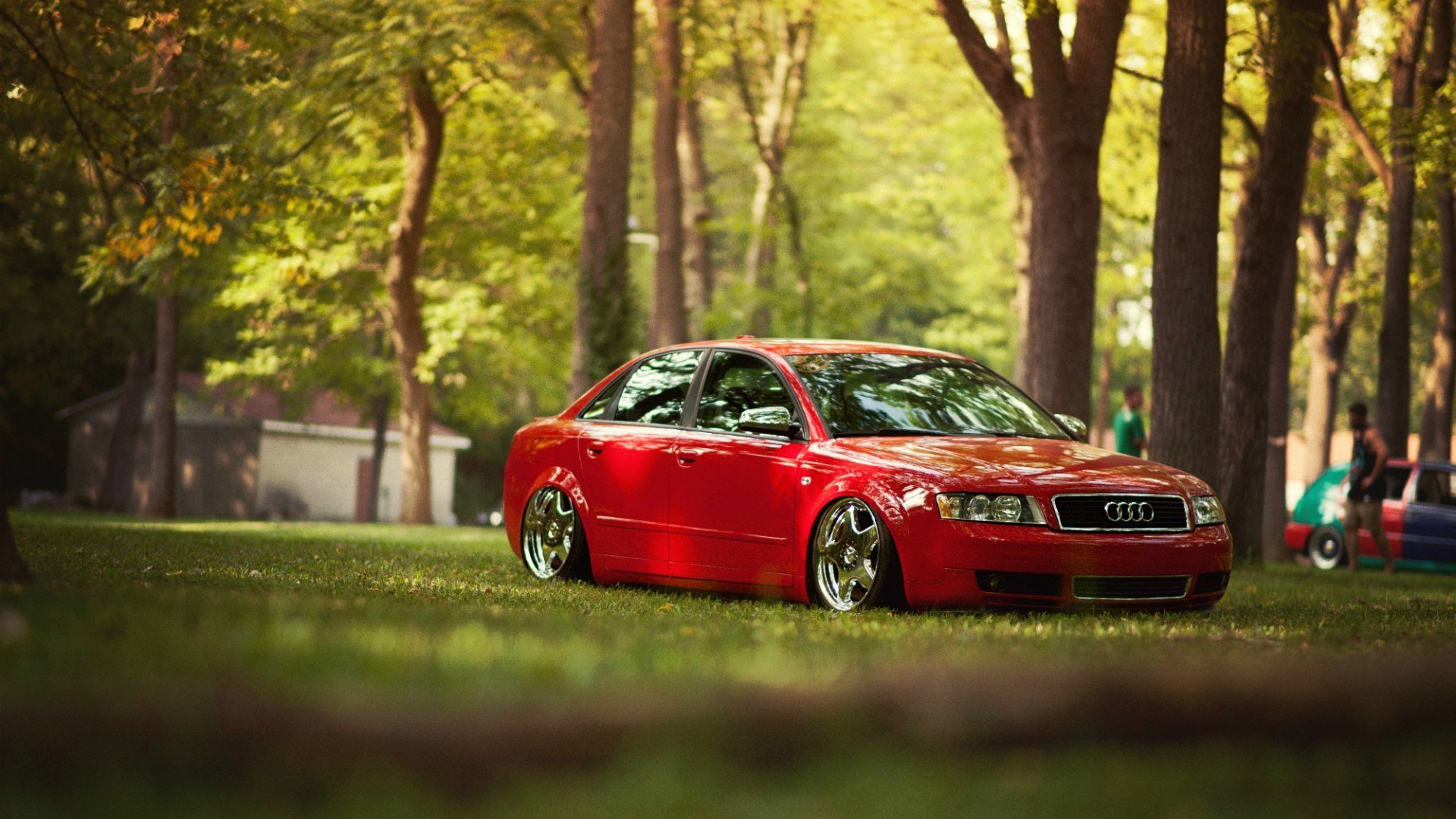 audi a4 tuning rouge audi