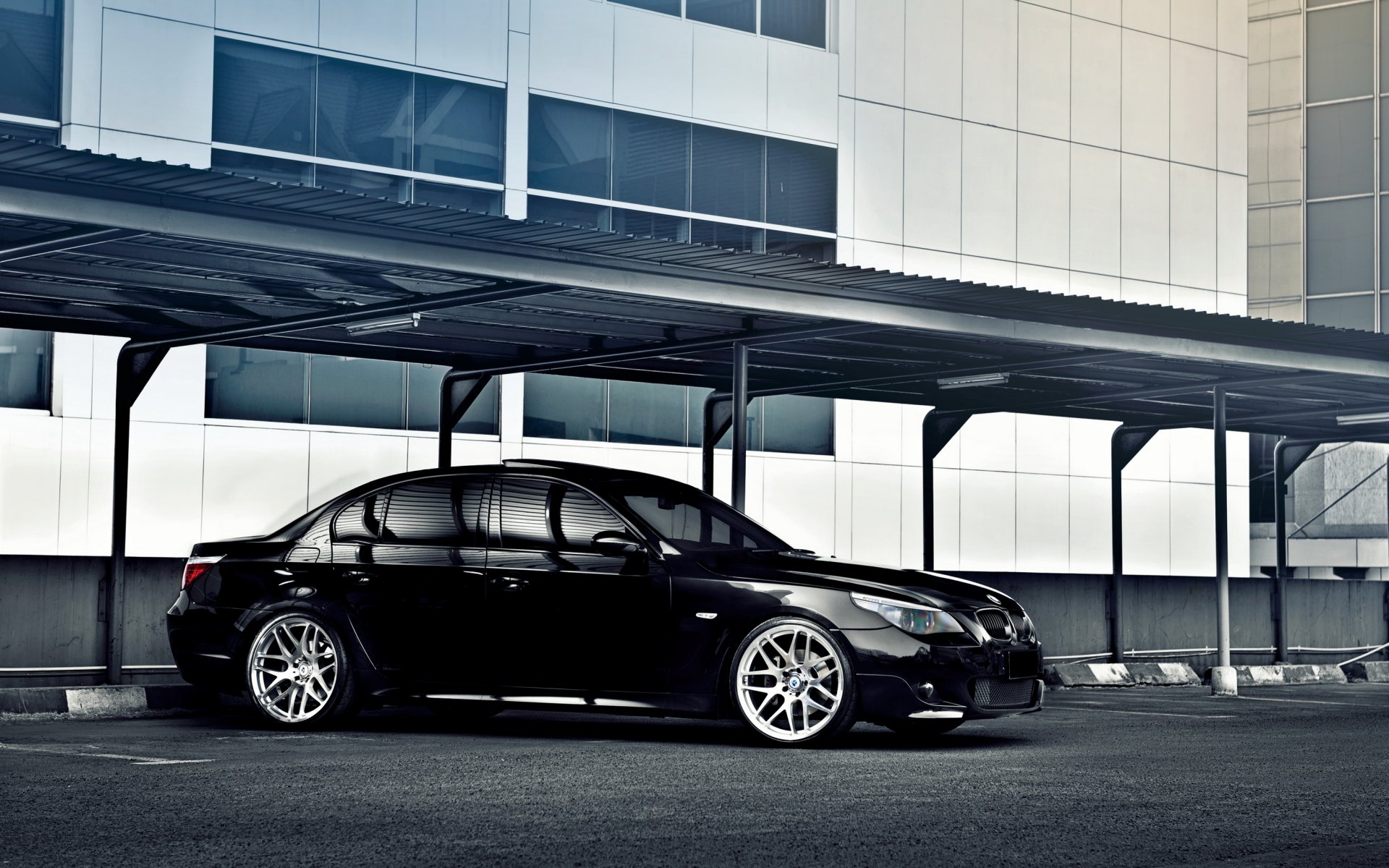 bmw 5 bmw tuning czarna