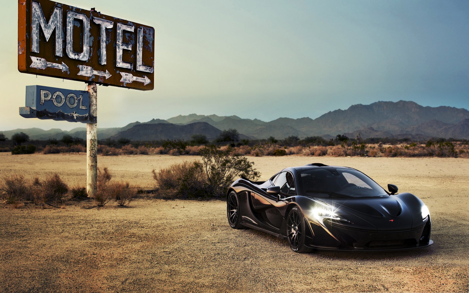 mclaren p1 negro mclaren supercar auto coche faro de luz