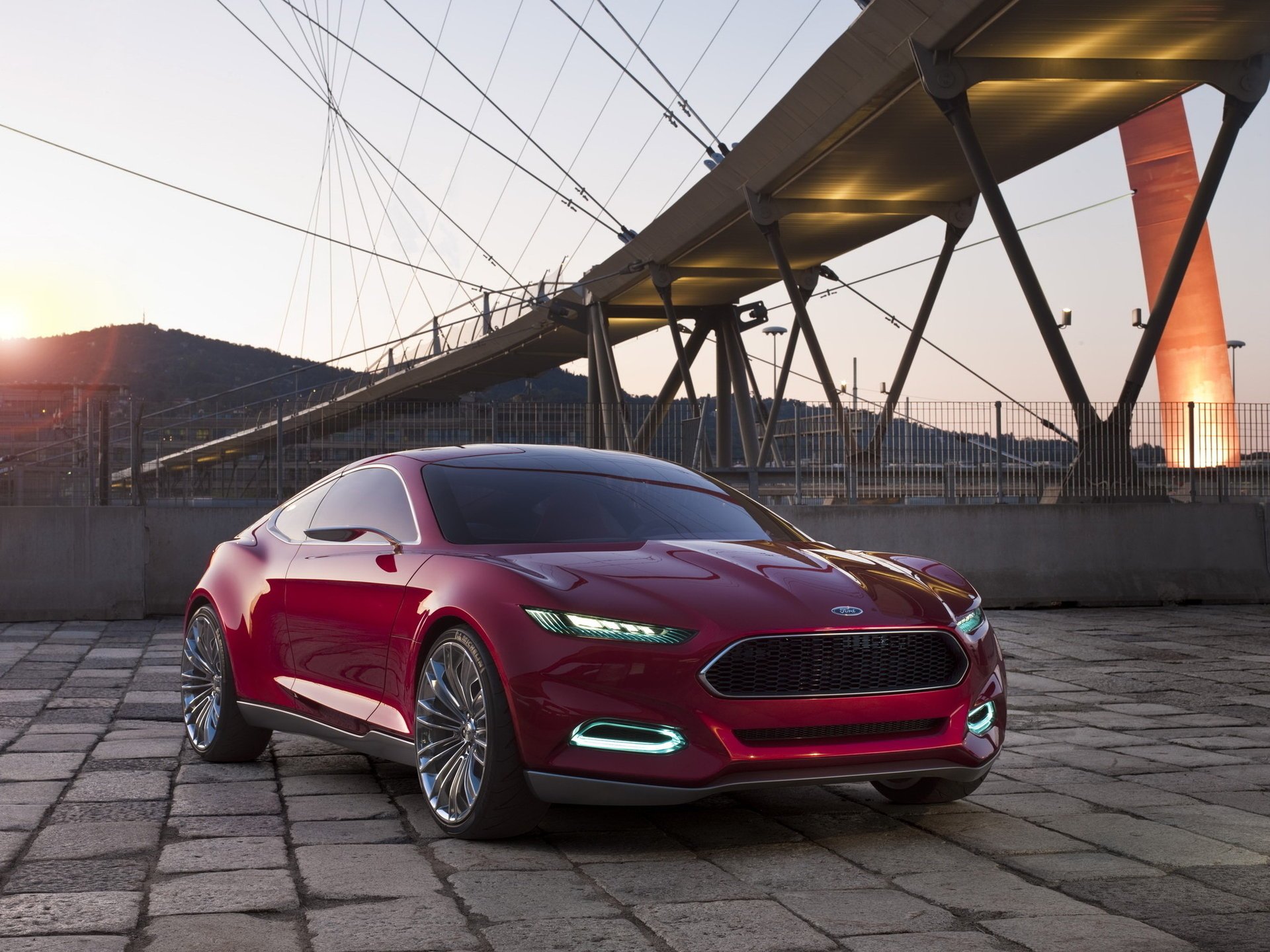 evos эвос ford фары форд concept передок красный концепт