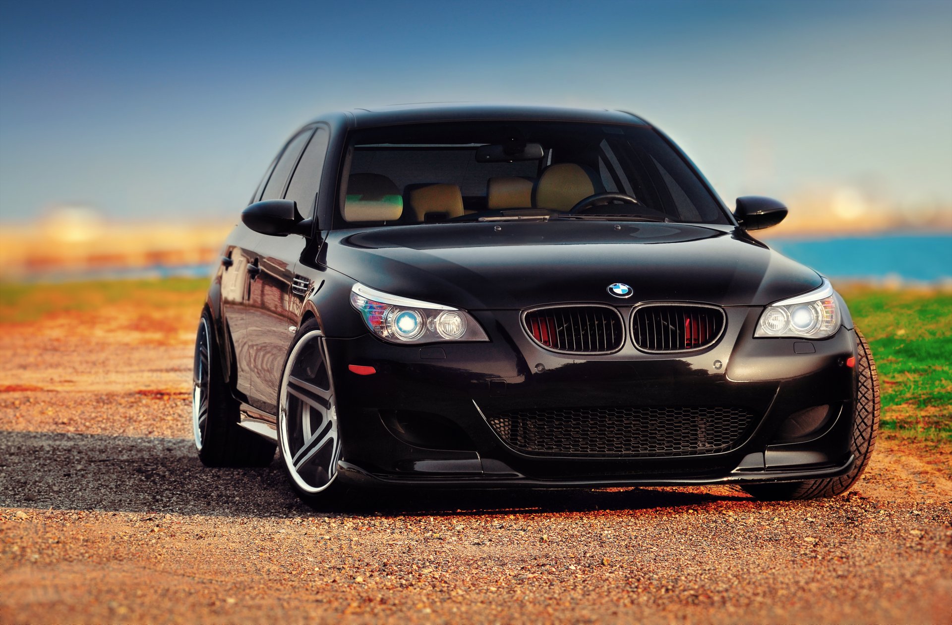 bmw m5 e60 nero anteriore