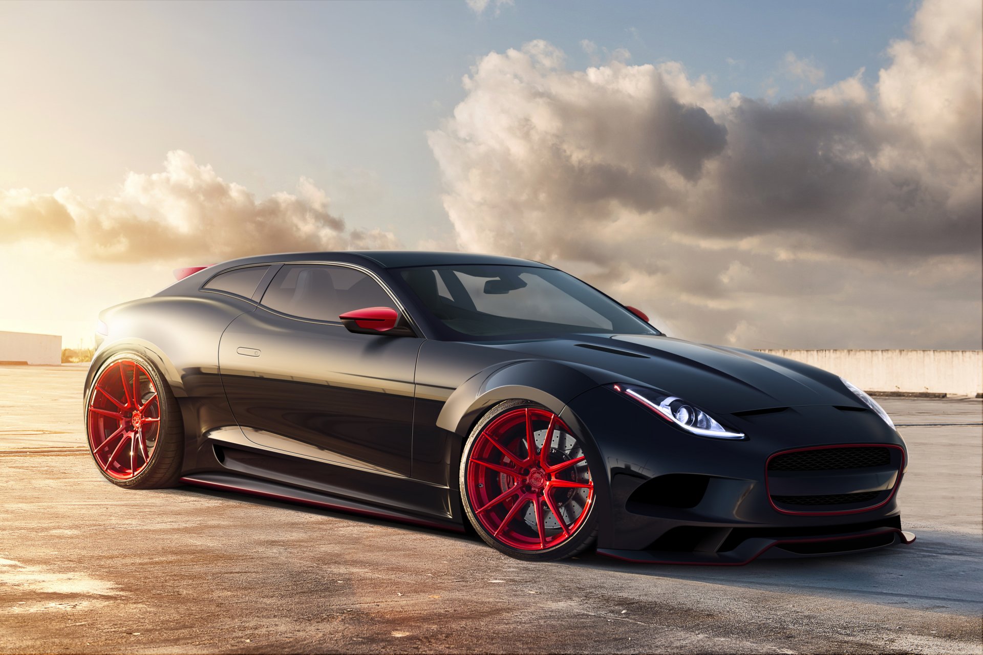 jaguar x-c16 jaguar tuning concepto tuning virtual render auto wallpaper