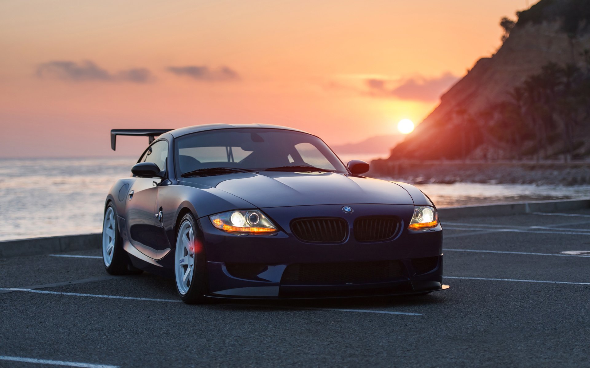 bmw z4 бмв автомобиль закат авто