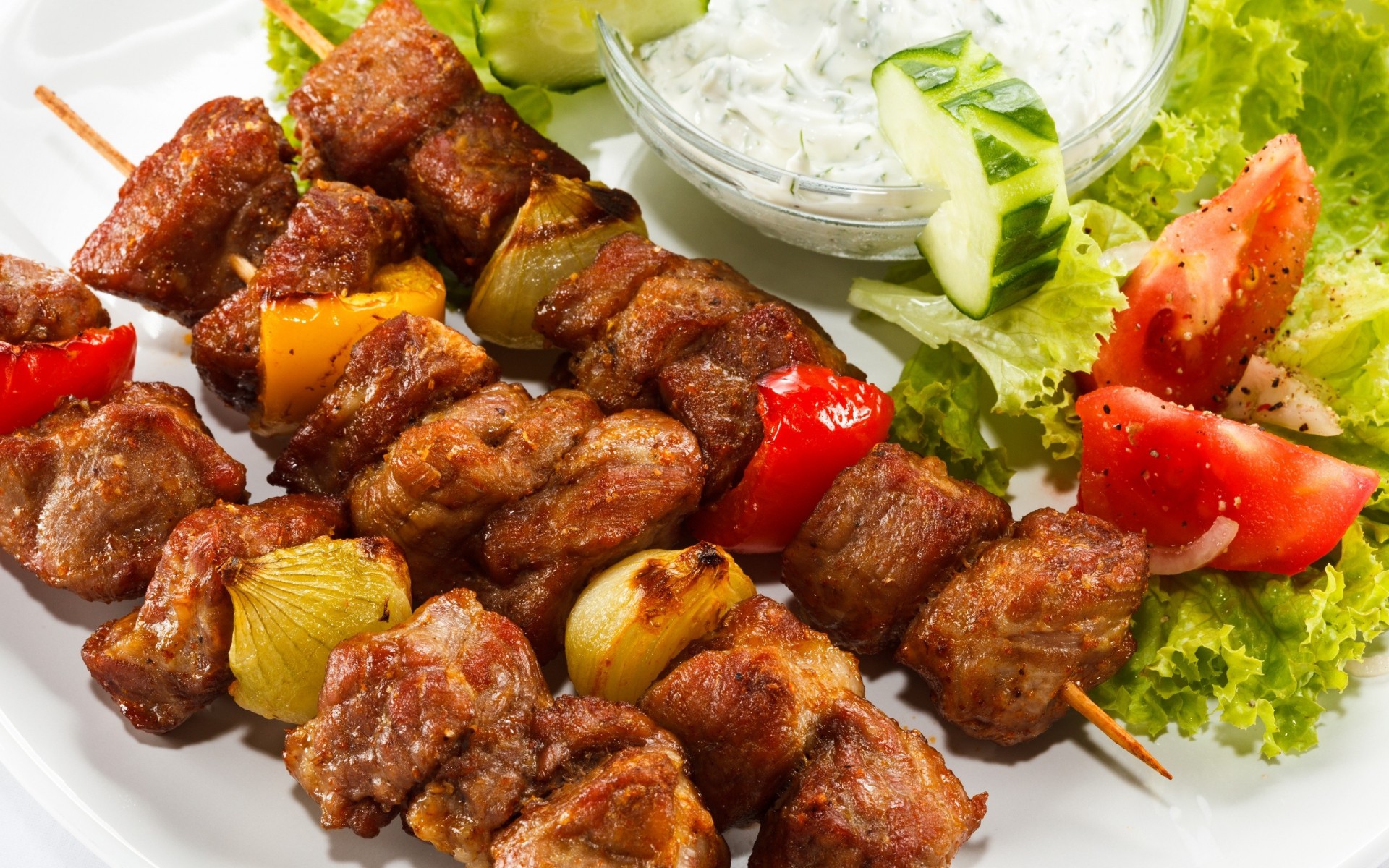 gurken soße getrocknete früchte 24-gas salat kebabs