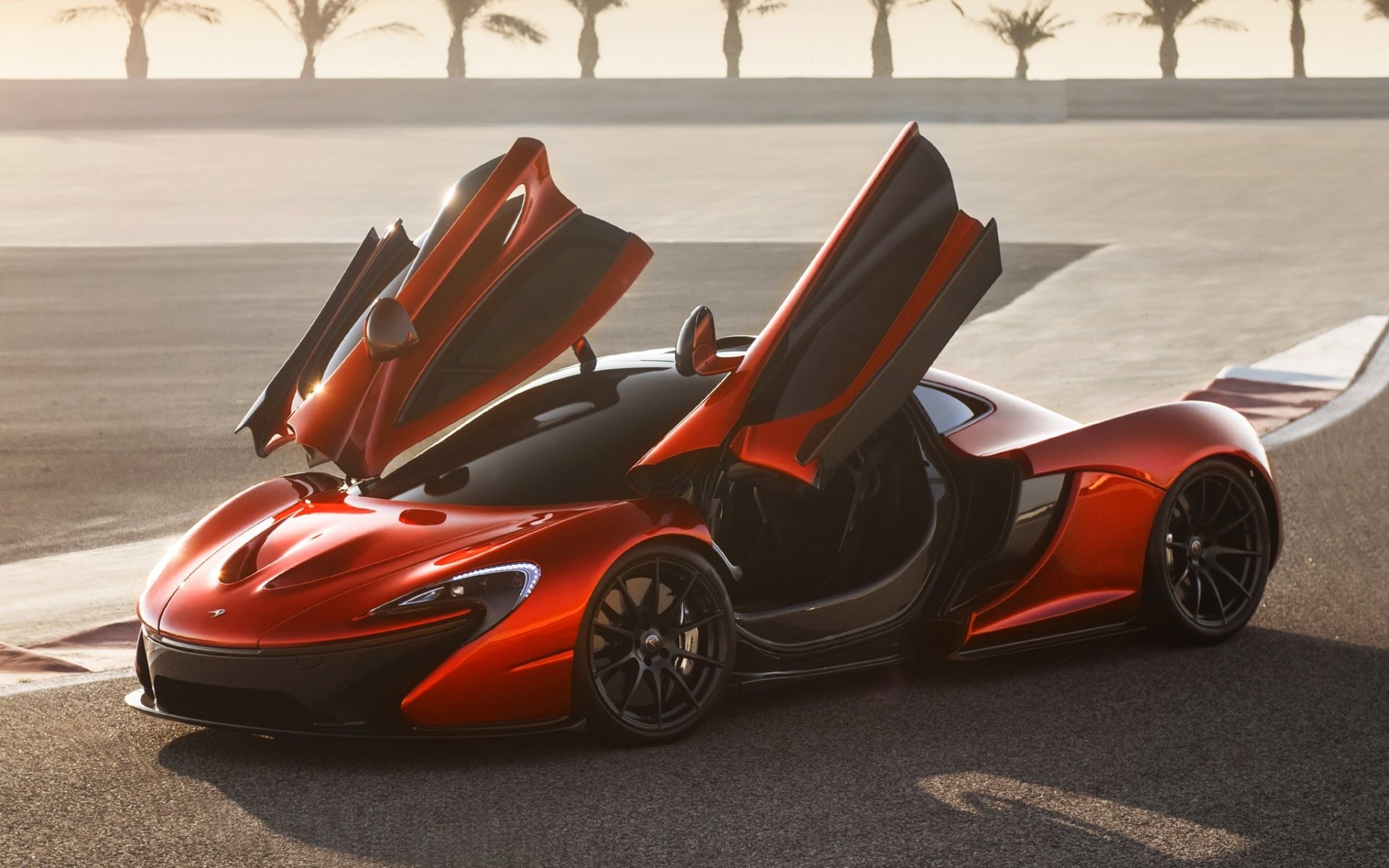 mclaren p1 concepto mclaren p1 concepto superdeportivo naranja frente puerta fondo