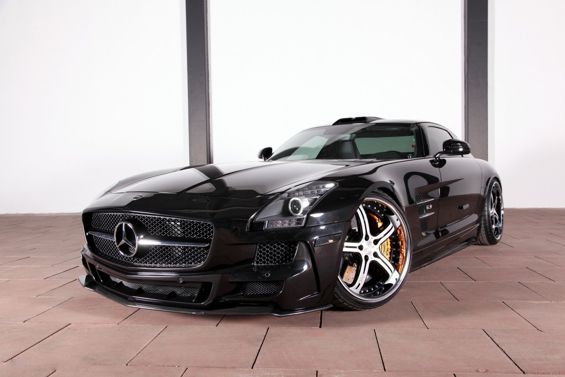 mec design mercedes-benz sls amg mercedes coupé allemagne tuner v-8 jantes avant tuning