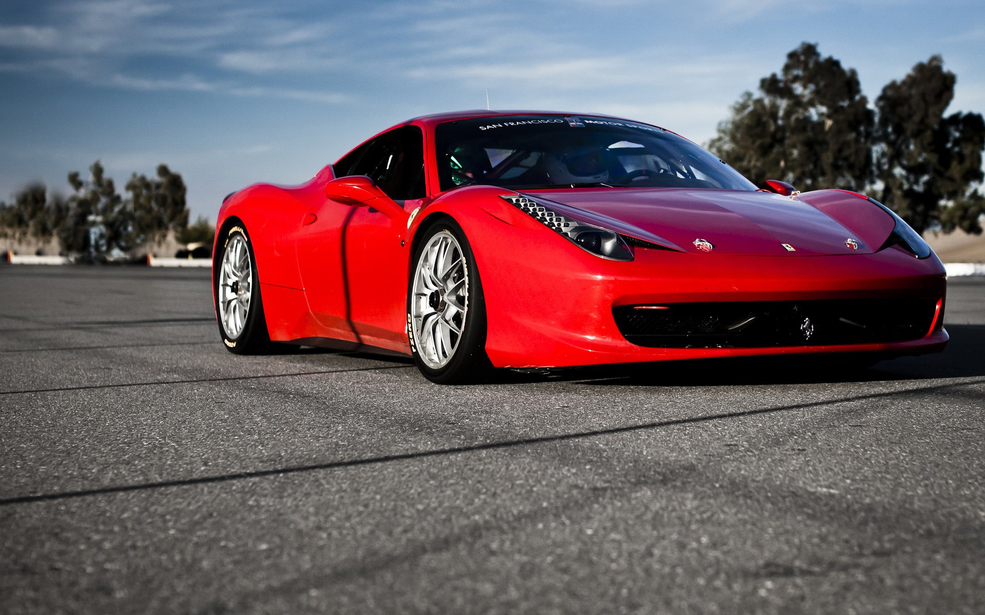 ferrari 458 italia ferrari auto rojo