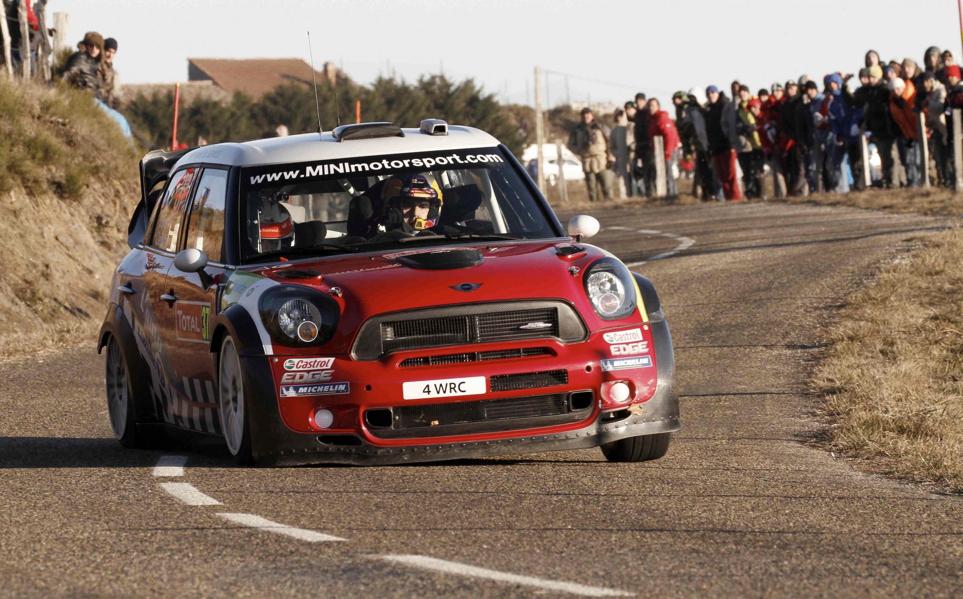 mini cooper mini mini cooper wrc rallye gens rouge rouge route course