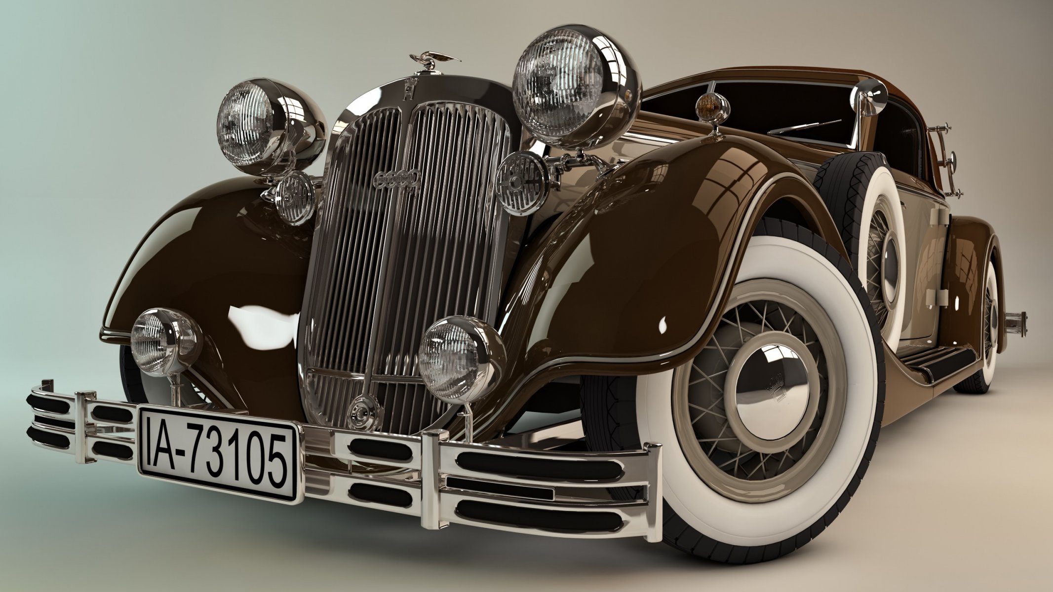 kunst horch a sport 1937 schön auto klassisch modernisiert modell mit motor erhöht bis 120 ps leistung und arbeiten volumen l anders vollständig synchronisiert getriebe overdrive auf autobahn einfach zu überwinden