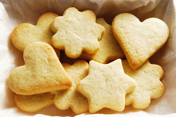 Lebkuchen in verschiedenen Formen