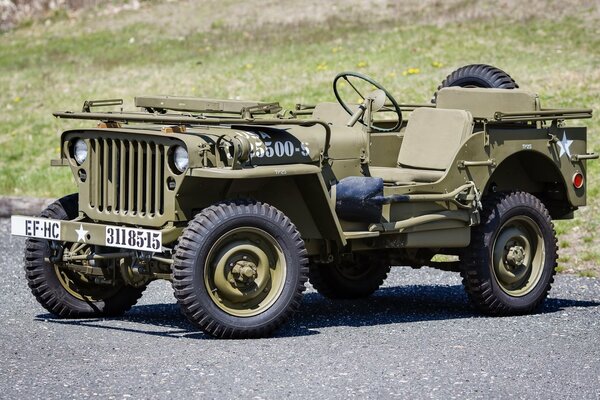 Jeep militare della Seconda Guerra Mondiale