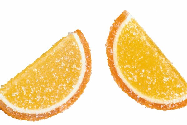 Marmalade in the form of an orange with Sugar