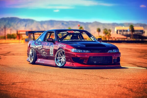 Beautiful Nissan silvia sports car