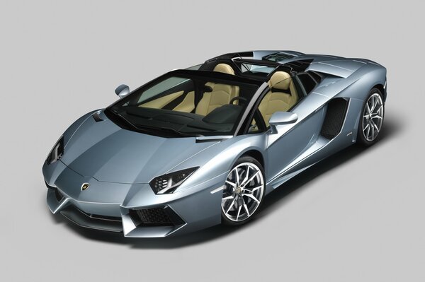 Lamborghini Cabriolet color argento