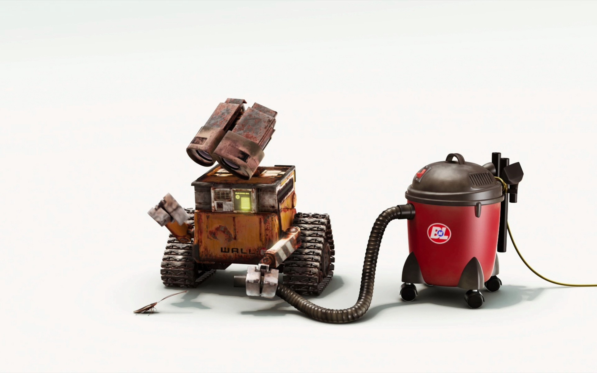 wall-e vacuume cockroach