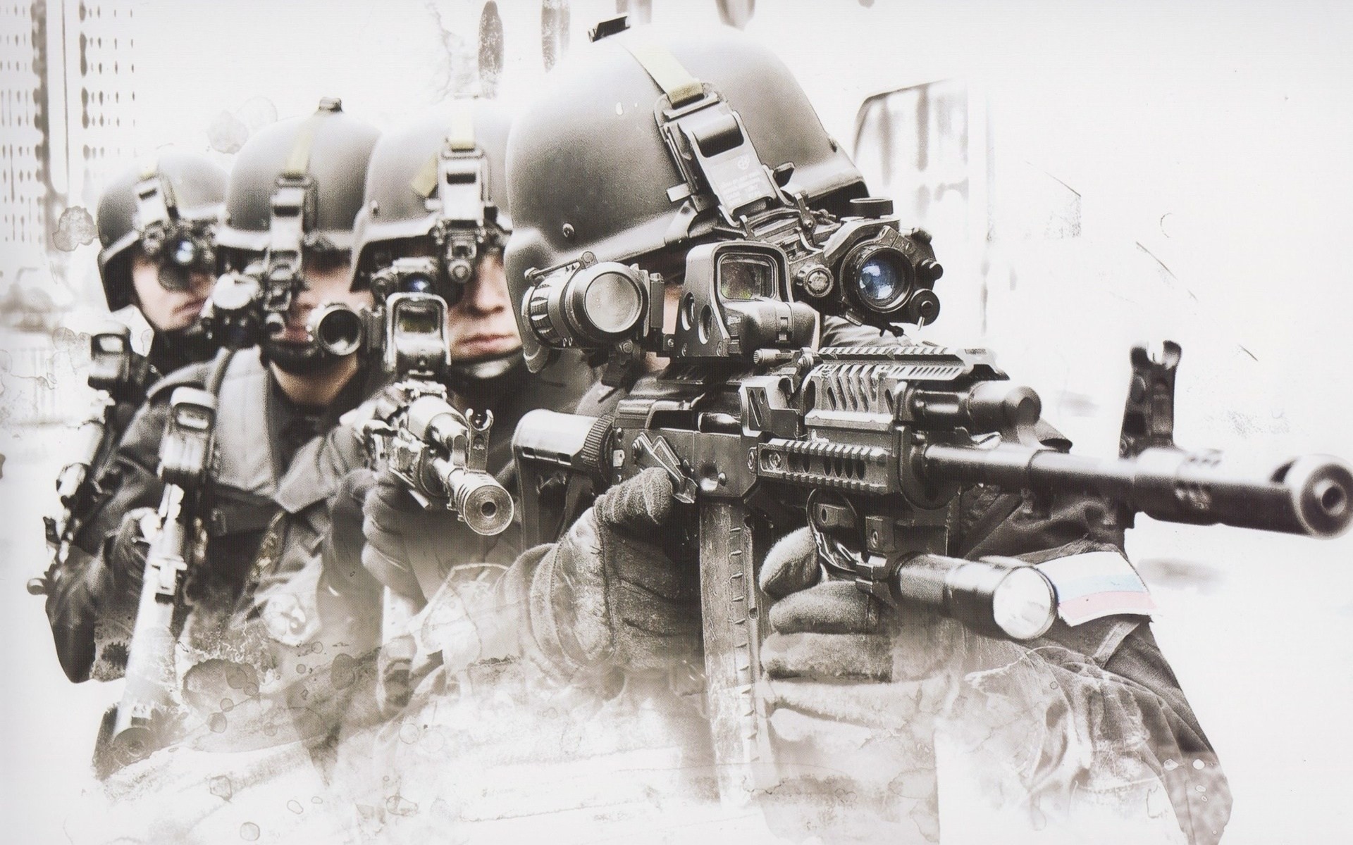 russia men special forces group a fsb machine