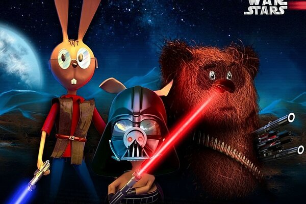 Parodia di Star Wars con Winnie the Pooh