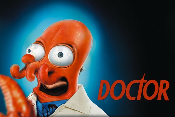 A character from the futurama cartoon zoidberg