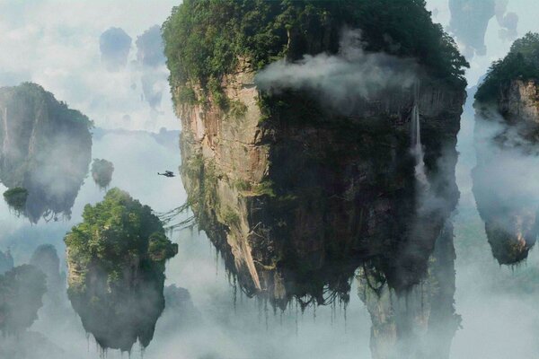 Rocky islands from the movie avatar