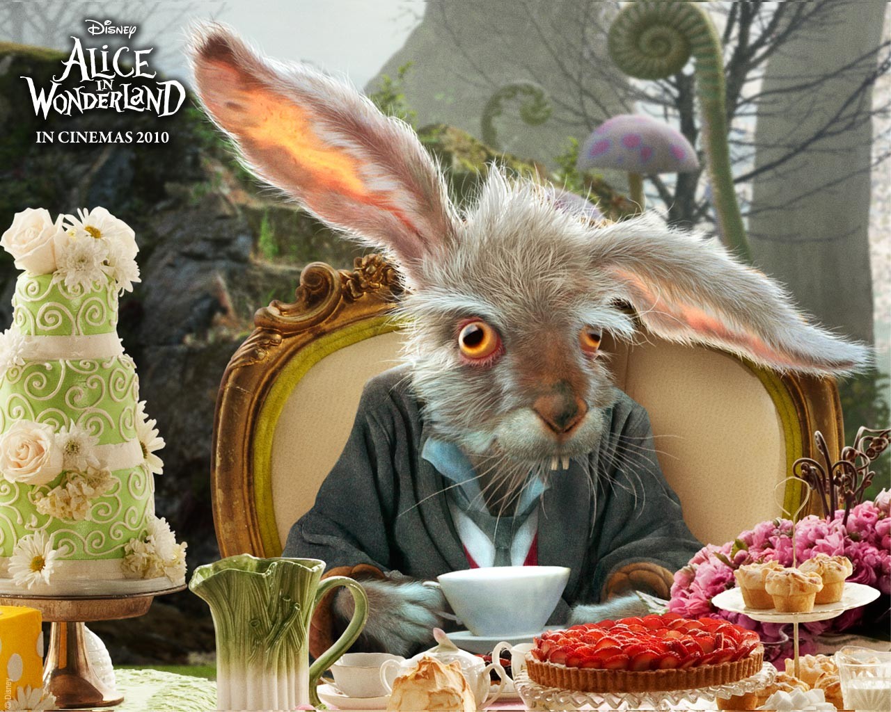 kaninchen fest alice im wunderland