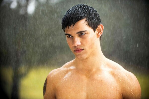 Actor Taylor Lautner from the twilight series The Eclipse saga