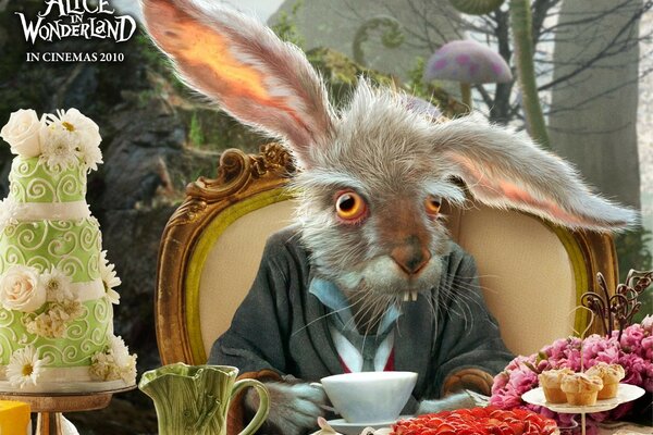 Кролик из фильма Алиса в стране чудес