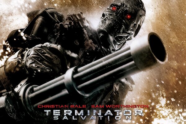 The Terminator movie. Robot war.