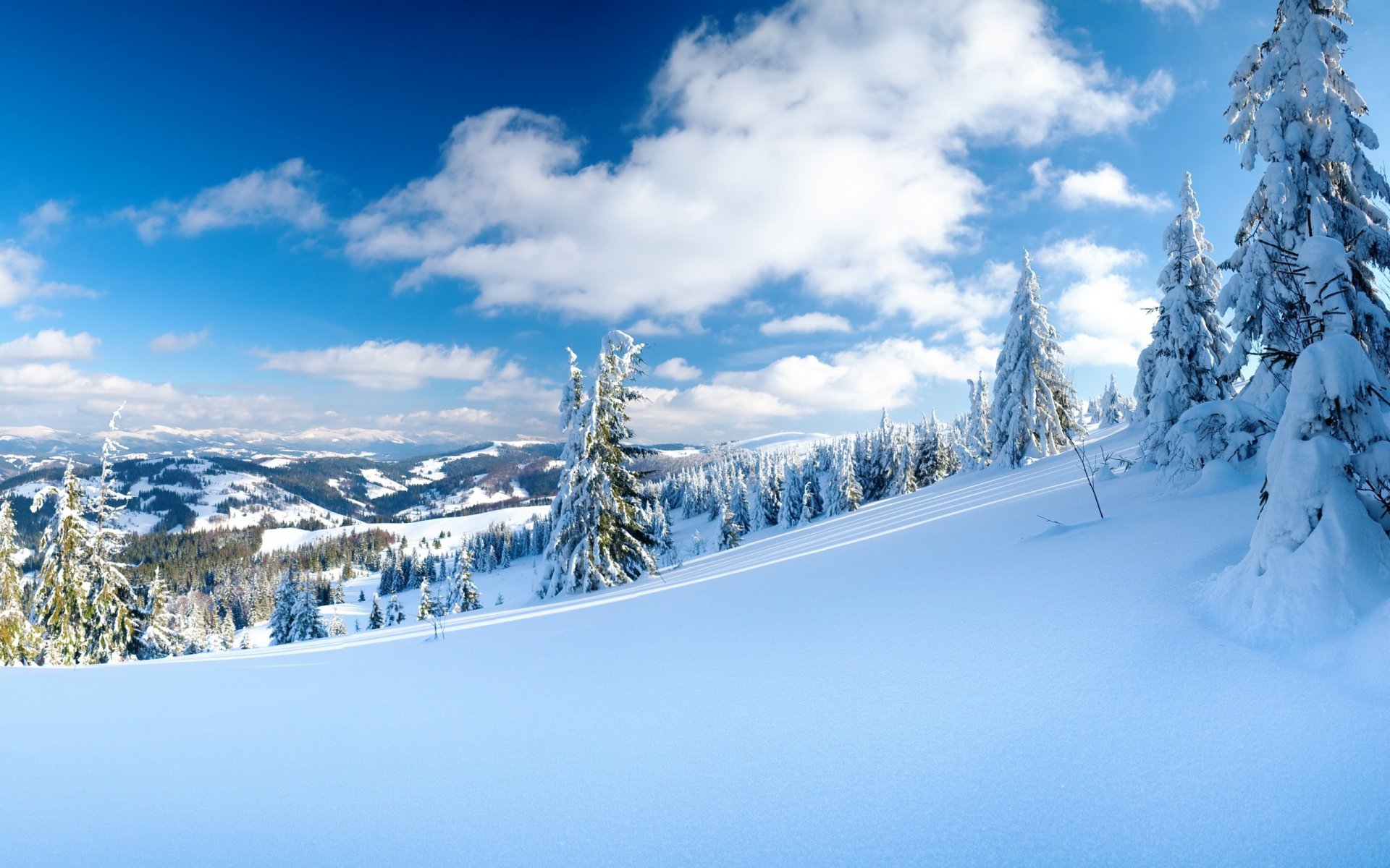 paisajes pendientes naturaleza nubes nieve invierno árboles