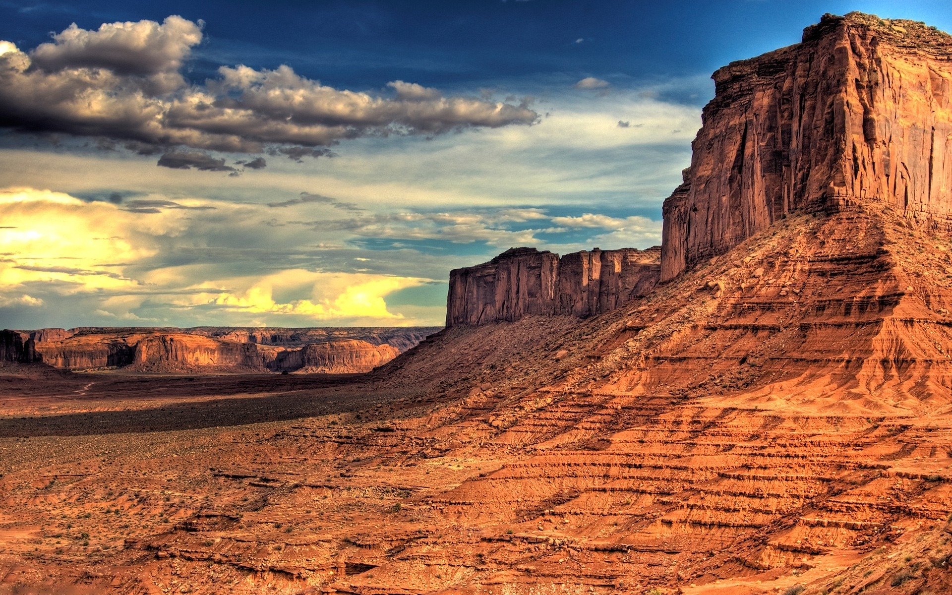 rocce montagne deserto paesaggio cielo nuvole america paesaggi vista