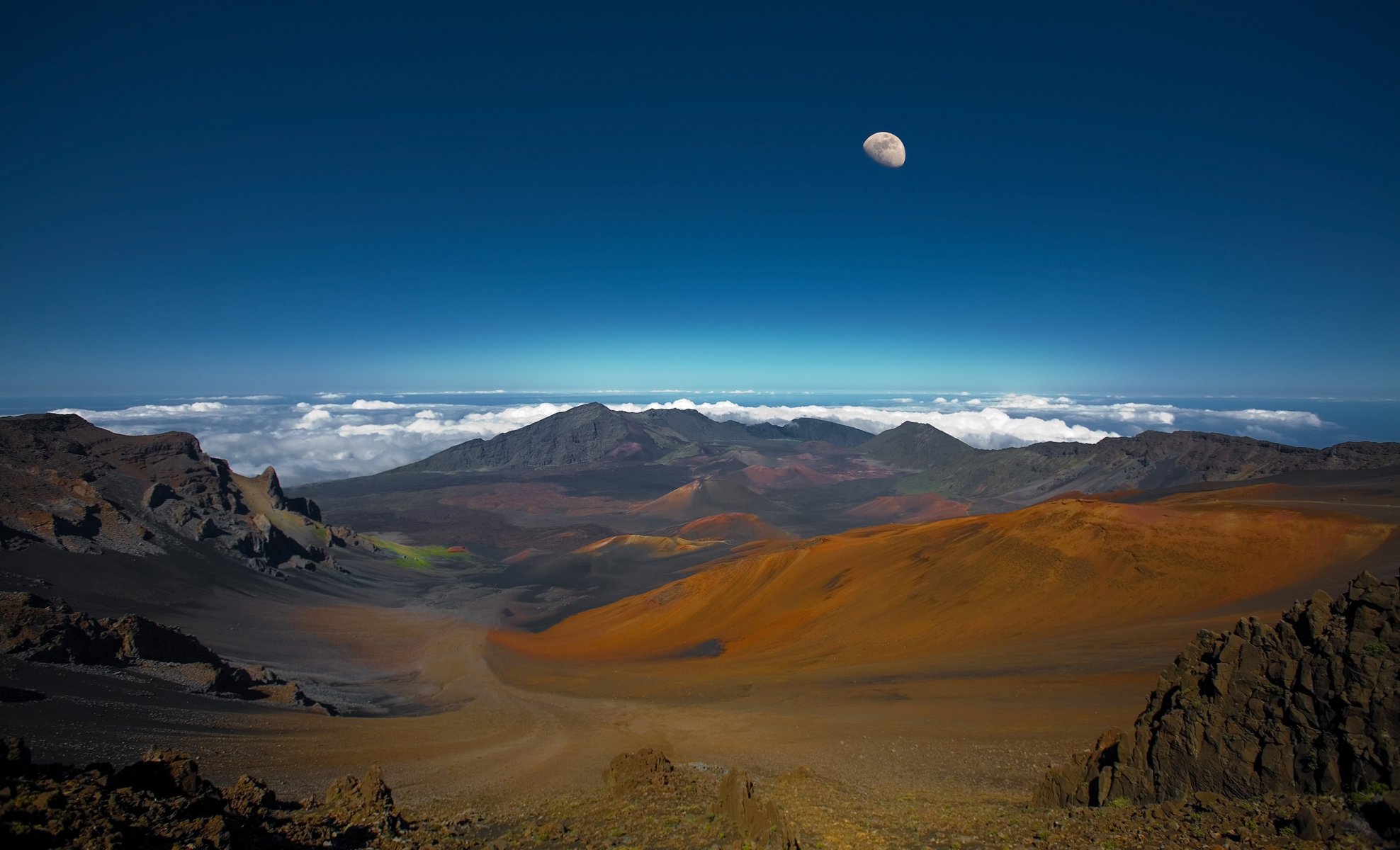 volcans montagnes paysages rochers