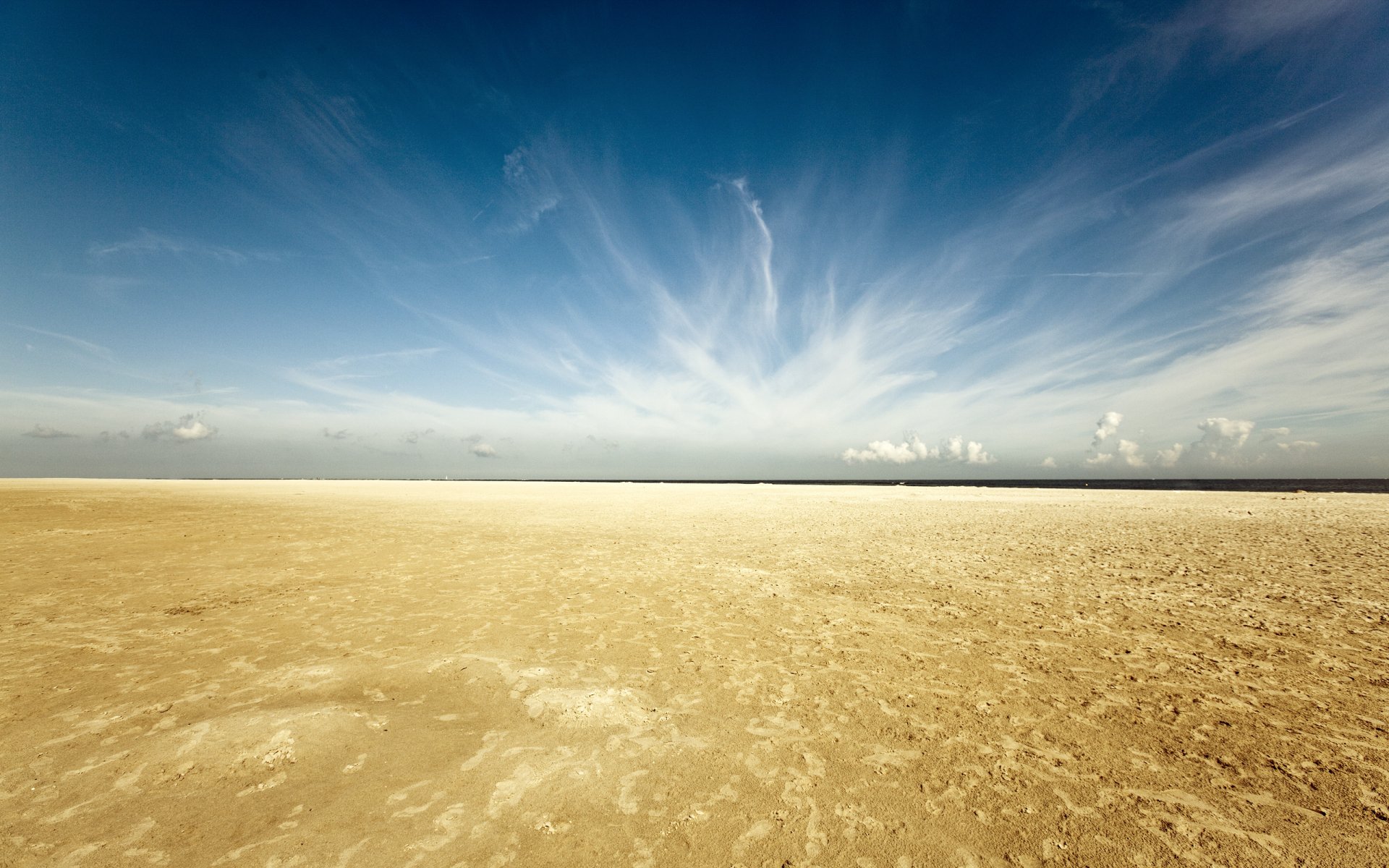 beach sand sky