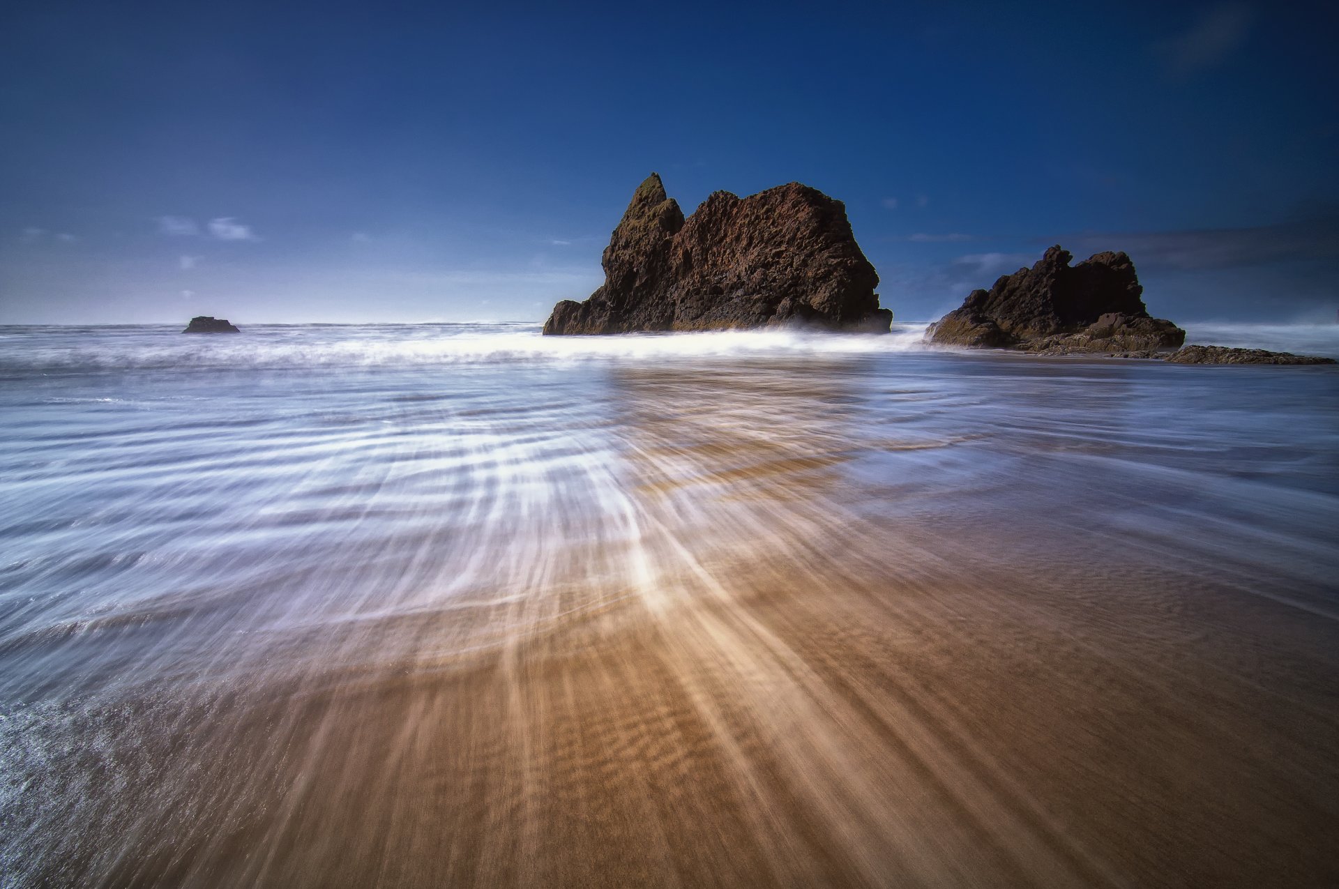 nature ciel mer plage rochers