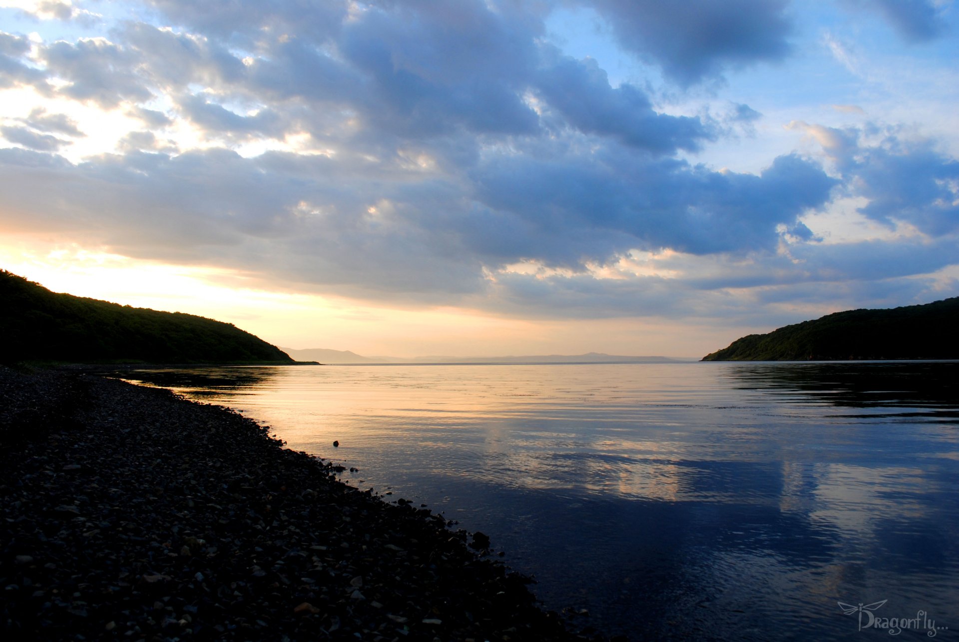 paesaggio tramonto mare natura