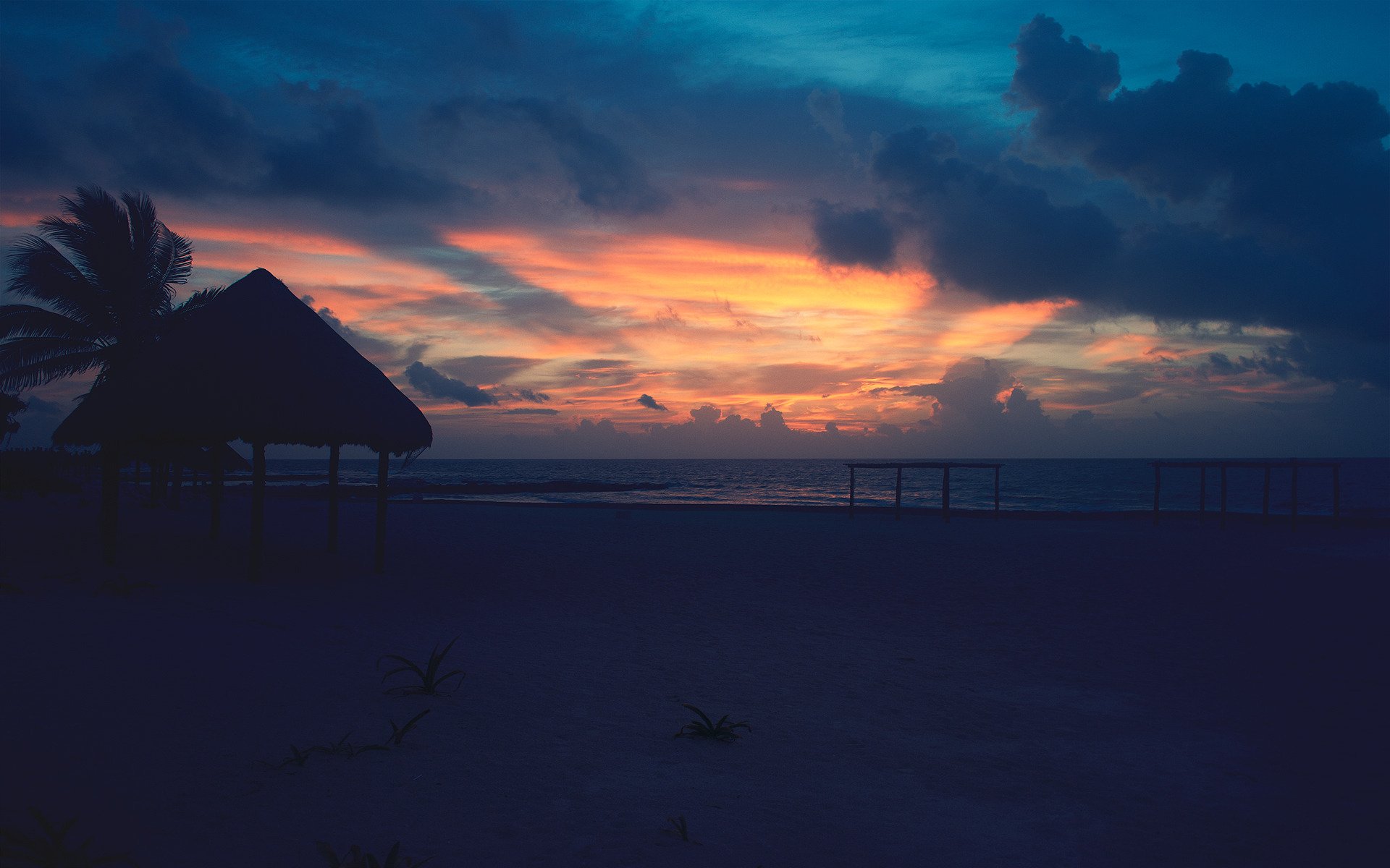 mar cielo playa