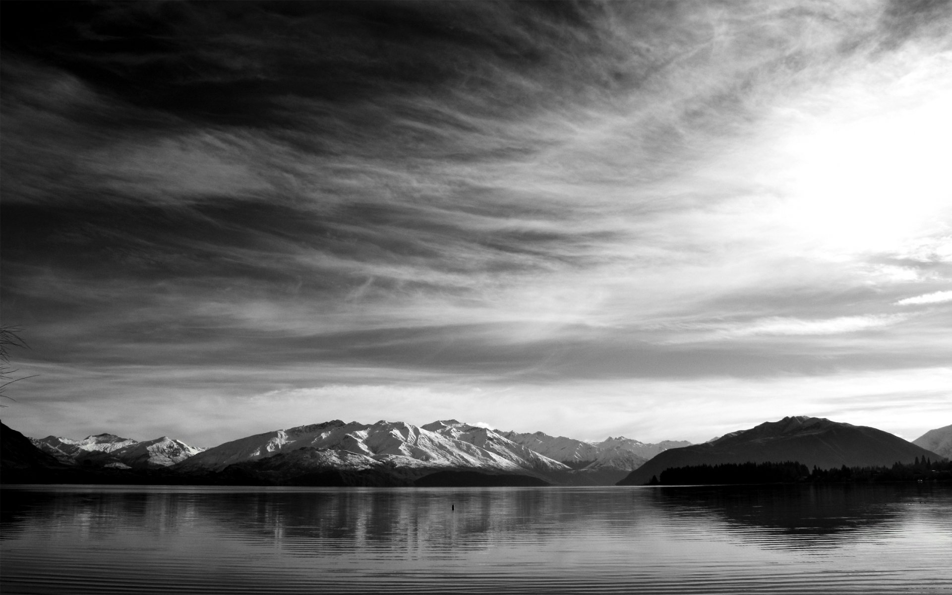 landscape river rivers lakes mountains sky