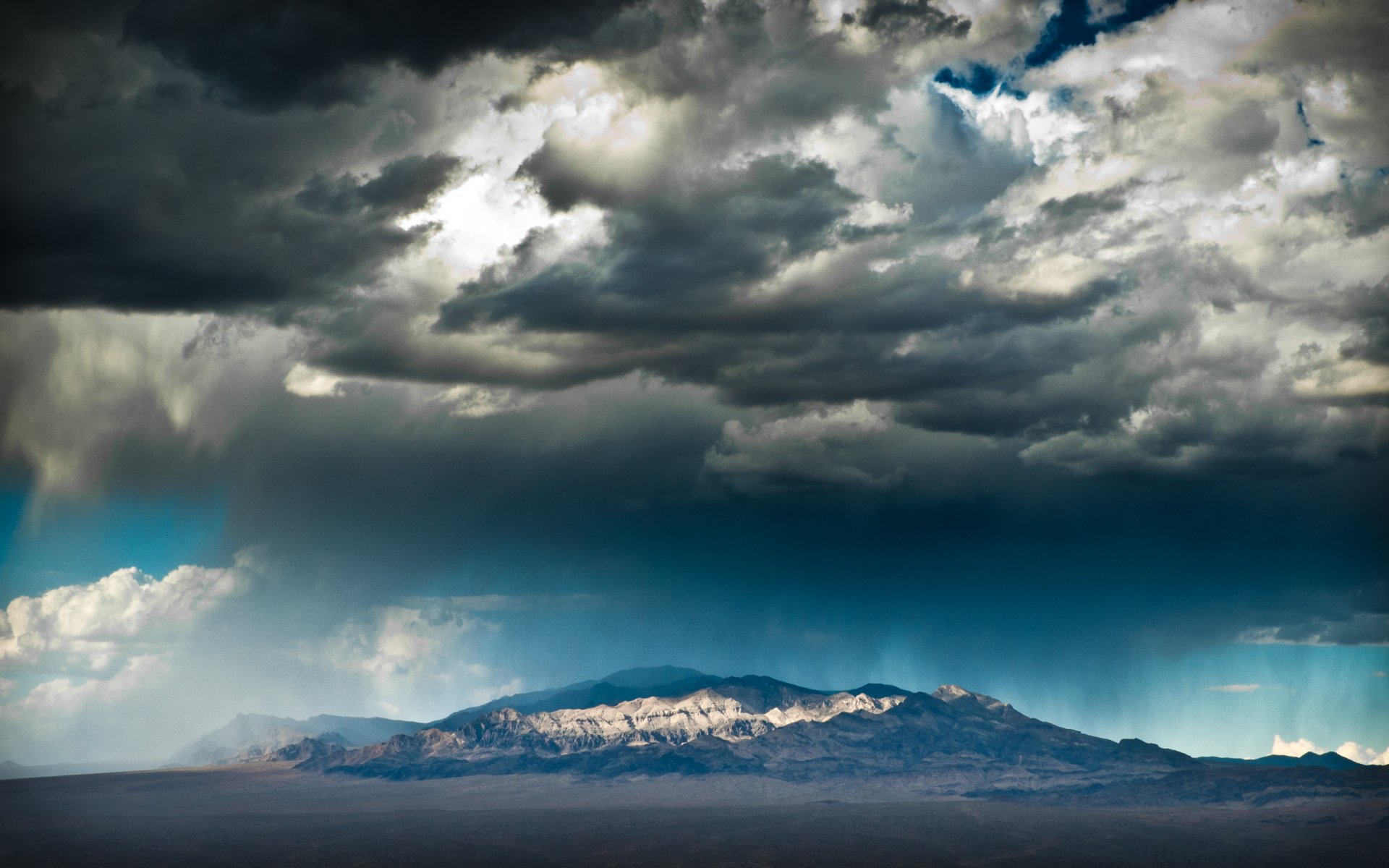 paesaggi las vegas las vegas tempeste montagne nuvole cielo deserto