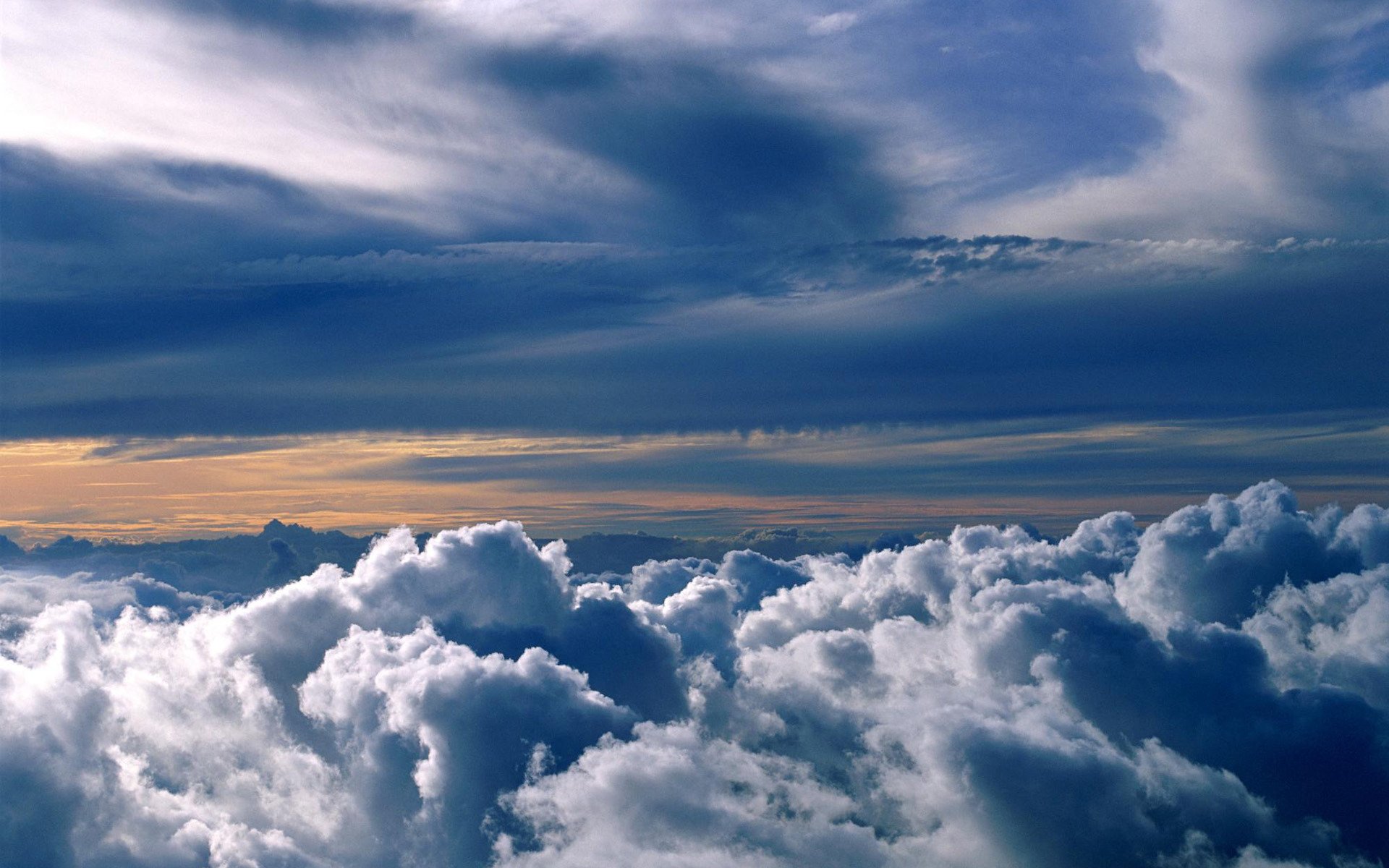 natura atmosfera wysokość niebo chmury