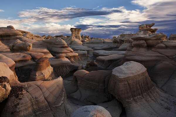 Barren lands. Cosmic landscapes