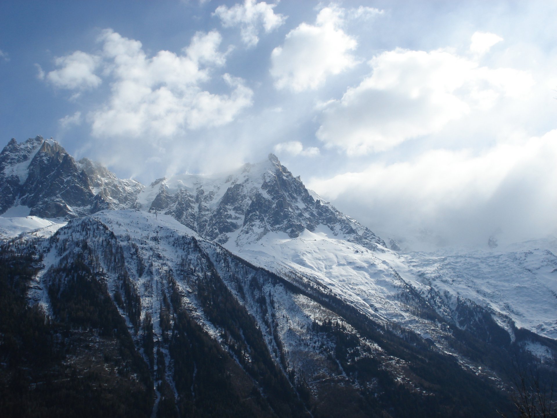 naturaleza montañas nieve